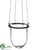 Hanging Glass Vase - Clear - Pack of 2