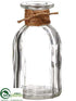 Silk Plants Direct Glass Vase - Clear - Pack of 12