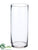 Glass Cylinder Vase - Clear - Pack of 1