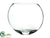 Glass Vase - Clear - Pack of 4