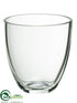 Silk Plants Direct Glass Vase - Clear - Pack of 8