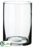 Silk Plants Direct Glass Cylinder Vase - Clear - Pack of 1