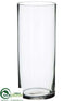 Silk Plants Direct Glass Cylinder Vase - Clear - Pack of 1