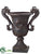 Fiberglass Urn - Black Rust - Pack of 1