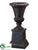 Fiberglass Urn - Black Rust - Pack of 1
