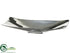 Silk Plants Direct Small Rectangular Plate - Silver - Pack of 12