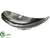 Concave Oval Plate - Silver - Pack of 6