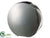 Round Flat Vase - Silver - Pack of 1