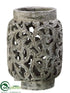 Silk Plants Direct Cement Hurricane - Stone - Pack of 4