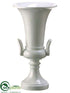 Silk Plants Direct Urn - White - Pack of 2