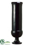 Silk Plants Direct Footed Container - Black - Pack of 1