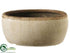 Silk Plants Direct Oval Container - Beige - Pack of 12