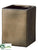 Ceramic Square Pot - Bronze - Pack of 1