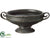 Ceramic Footed Bowl - Gray - Pack of 1