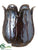 Tulip Bud Vase - Lead - Pack of 2
