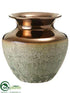 Silk Plants Direct Vase - Seafoam Copper - Pack of 2