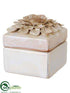 Silk Plants Direct Ceramic Container - Pearl - Pack of 4