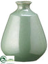 Silk Plants Direct Ceramic Vase - Celadon - Pack of 1