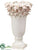 Ceramic Vase - White Pink - Pack of 1