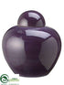 Silk Plants Direct Ceramic Vase - Purple - Pack of 1