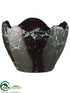 Silk Plants Direct Ceramic Vase - Brown Antique - Pack of 1