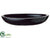 Ceramic Oval Container - Black - Pack of 6