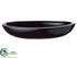 Silk Plants Direct Ceramic Oval Container - Black - Pack of 6