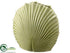 Silk Plants Direct Leaf Vase - Green - Pack of 1