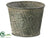 Tin Bucket - Gray - Pack of 20