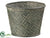 Tin Bucket - Gray - Pack of 20