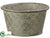 Tin Bucket - Gray - Pack of 10