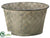 Tin Bucket - Gray - Pack of 10