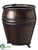 Round Pot - Brown Gold - Pack of 1