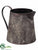 Tin Pitcher - Rust - Pack of 12