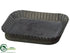 Silk Plants Direct Tin Plate - Gray - Pack of 20