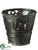 Tin Pot - Gray - Pack of 12