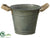 Metal Container - Gray - Pack of 12