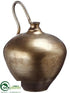Silk Plants Direct Vase - Gold Antique - Pack of 1