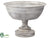 Metal Urn - Rust Whitewashed - Pack of 3