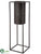 Metal Planter - Gray - Pack of 2