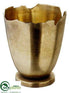 Silk Plants Direct Metal Container - Silver Antique - Pack of 1