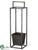 Hanging Metal Planter - Gray - Pack of 6