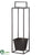 Metal Hanging Planter - Gray - Pack of 4