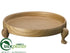Silk Plants Direct Wood Footed Plate - Brown - Pack of 6