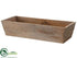 Silk Plants Direct Wood Container - Natural - Pack of 2