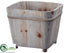 Silk Plants Direct Wood Container - Natural - Pack of 4