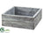 Wood Box - Whitewashed - Pack of 12