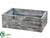 Wood Box - Whitewashed - Pack of 6