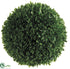 Silk Plants Direct Large Boxwood Ball - Green - Pack of 6