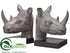 Silk Plants Direct Bookend - Gray Antique - Pack of 2